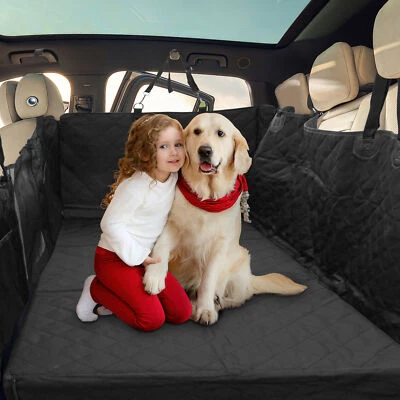 WOWSPEED Hundedecke Basic für Auto Rückbank - Wasserabweisende und robuste Autoschondecke