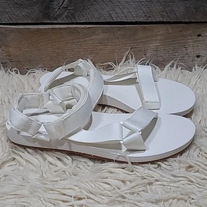 KEDS trio eco Sandal White strappy Size 8M - Picture 1 of 7
