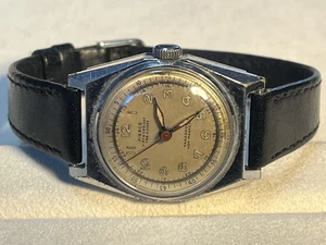 Pierce Parashock Watch 1940s Vintage In Excellent Order Screws Back Case - Picture 1 of 10