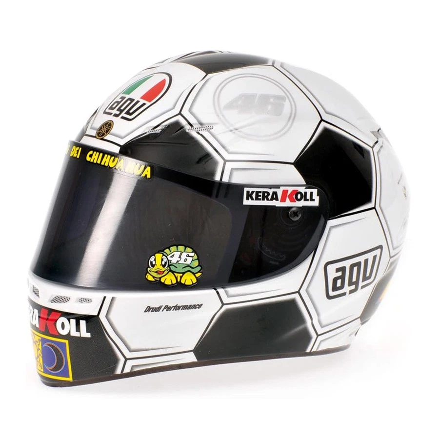 Minichamps 1:2 HELMET AGV VALENTINO ROSSI MOTOGP BARCELLONA 2008 - 327060046 - Immagine 1 di 1