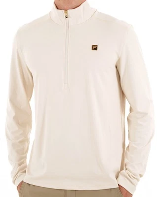 Fila Gold Half Zip Top Off White - Image 1 of 3