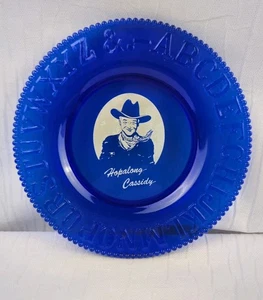Plato ABC Western Hopalong Cassidy de colección de los años 50 Hop A Long Cassidy Cowboy - Imagen 1 de 7