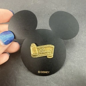Disney Pin Filmstreifen Bronze Schriftrolle Signature Logo Collection Pin Disneyland - Bild 1 von 5