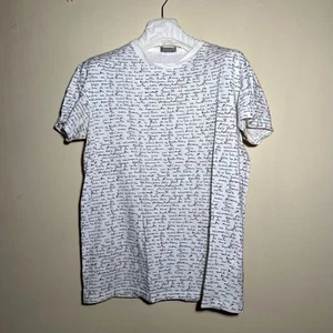 DIOR FULLPRINTS SCRIPTS WHITE TEE SIZE XL - Picture 1 of 11