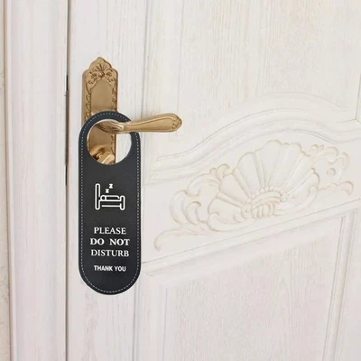 Double Sided Reminder Sign Aesthetic and Functional for Hotels and Cafes - Image 1 of 4