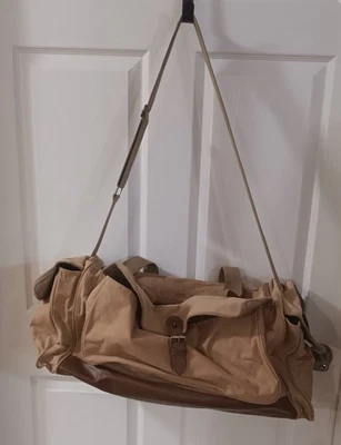 Bolso de Lona Vintage Ralph Lauren Safari Color Tostado Foto 1 de 4