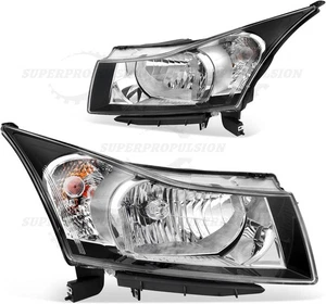 Headlights Halogen Right+Left For 2011-2015 Chevrolet Cruze 95918946 - Picture 1 of 12