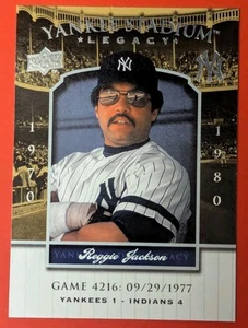 2008 Upper Deck Yankee Stadium Legacy #YSL4216 Reggie Jackson New York Yankees - Picture 1 of 10