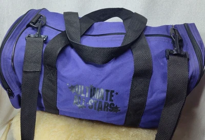 CHEERLEADING DUFFLE BAG GYM BAG ULTIMATE ALLSTARS CHEERLEADING SQUAD PURPLE - Image 1 of 4