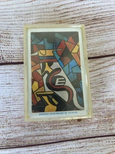 Seltene Ecuador Airlines Spielkarten, Empresa Ecuatoriana De Aviacon Vintage - Bild 1 von 3