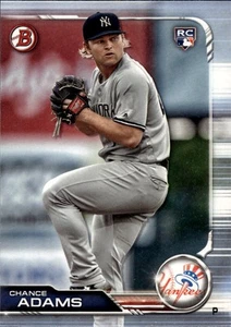 2019 Bowman #69 Chance Adams New York Yankees Rookie - Picture 1 of 2