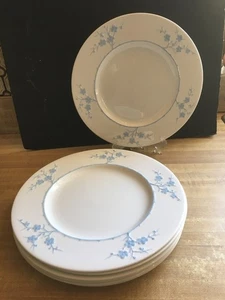 Spode Copeland Geisha Hellblau Blanche De Chine Speiseteller 7er Set - Bild 1 von 4