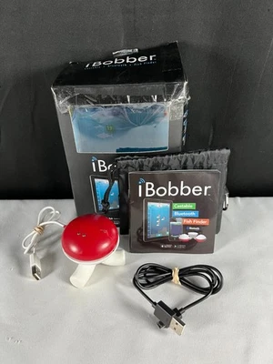 Reelsonar IBobber White Red Weatherproof Castable Bluetooth Fish Finder - Image 1 of 4