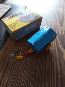 CORGI  109 PENNYBURN WORKMENS TRAILER EXCELLENT ORIGINAL IN GOOD REPRODUCTIONBOX - Picture 1 of 3