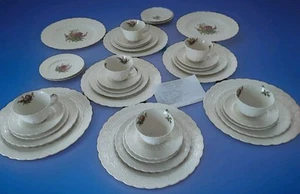 SPODE'S JEWEL/Copeland "Heath & Rose" 32 Pieces-6 Place Settings Plus VTG Wow! - Picture 1 of 23
