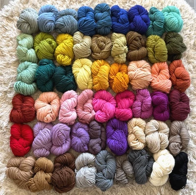 200gm Super bulky wool yarn pencil roving Weaving Knitting Crochet 90 yd/270 ft - Image 1 of 4