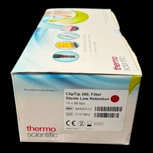 THERMO ClipTip 200uL Low Retention Filter Pipet Tips 10x96/Rk - Ref # 94420313 - Picture 1 of 1