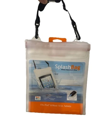 SPLASH BAG Water Resistant Bag Smart Phones Tablets Wallet, etc w/ Audio Port - Image 1 of 4