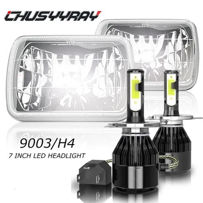 Faros LED sellados haz alto/bajo Fit Sterling Truck A9500 LT9500 1999-2008 7x6" Foto 1 de 4