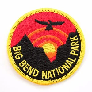 Official Big Bend National Park Souvenir Patch Texas Chihuahuan Desert - Picture 1 of 2