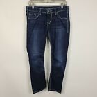Silver Jeans Womens 29x30 Berkley Slim Boot Cut Dark Wash