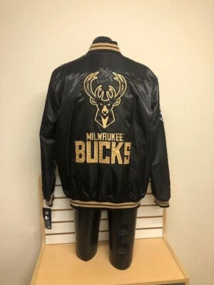 Chaqueta de iniciación Milwaukee Bucks etiqueta negra talla X grande nueva con etiquetas Foto 1 de 3
