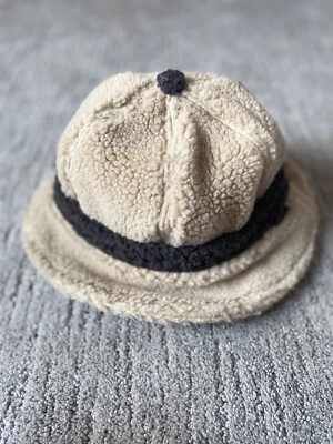 Sombrero Sherpa Woolrich Vintage Danielle Cathari Lana Talla Pequeña Mediana Marrón Tostado Foto 1 de 4