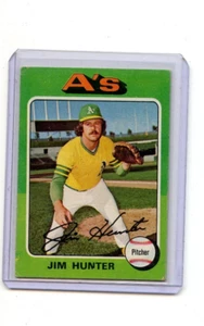 1975 Topps Jim Catfish Hunter Oakland Athletics #230 🚀😳💥 VGEX+ - Bild 1 von 2