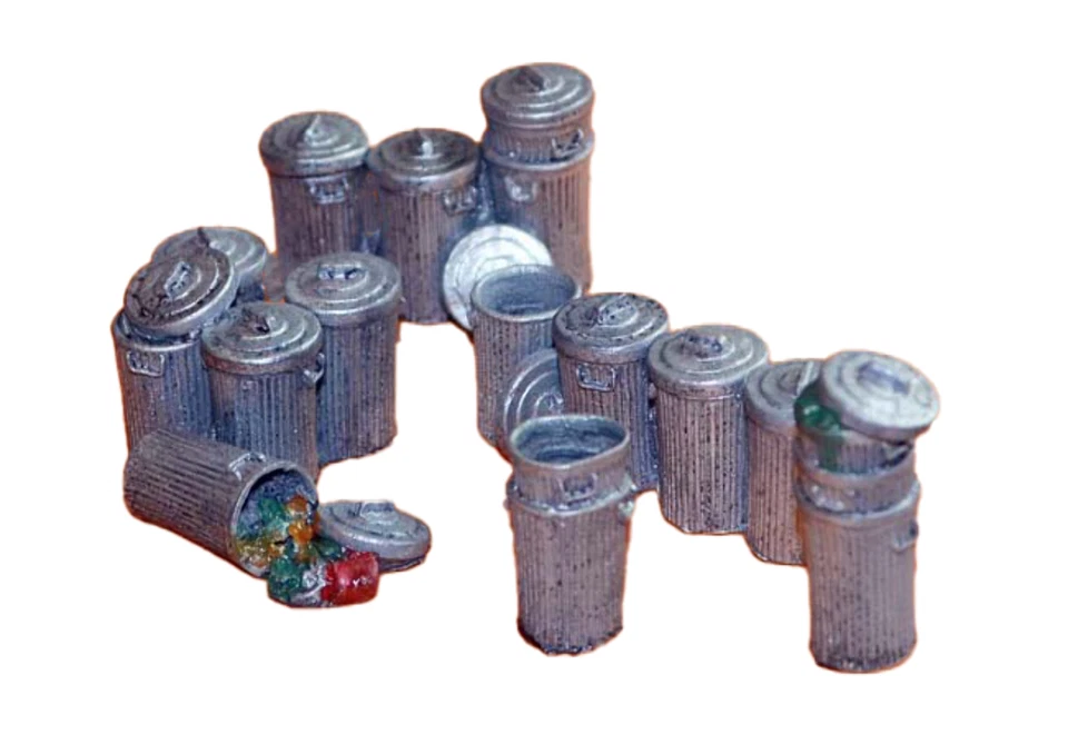 Bar Mills Scale Model Works 4022 O Scale Garbage Pail Assortment (18 Pack of Cas - Image 1 of 1