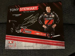 Tony Stewart Signed Promo Hero Card 2024 NHRA Drag Racing - Picture 1 of 1