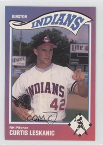 1990 Sportsprint Kinston Indians Curt Leskanic #5