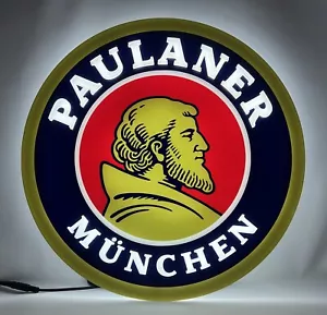 Letrero de cerveza Paulaner München con iluminación LED - NUEVO EN CAJA - Imagen 1 de 3