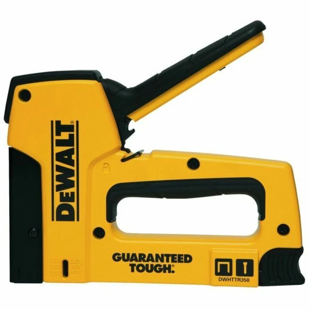 DEWALT DWHTTR350 Heavy Duty Staple and Brad Tacker - Yellow