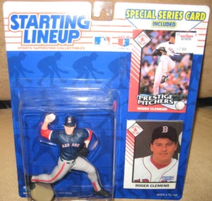 Figura de acción y tarjeta Kenner Starting LineUp Roger Clemens Boston Red Sox 1993  - Imagen 1 de 1