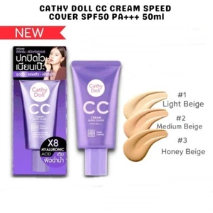Cathy Doll CC Cream Speed Cover Perfectly conceals dark spots acne scars 50ml - Picture 1 of 17