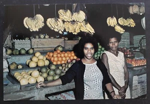 Undated Fiji Postcard-Suva Municipal Markets, Fiji Unused - Picture 1 of 2