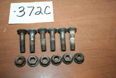 Kawasaki KX125 1986 piñón trasero montaje pernos tuercas OEM 86 B Foto 1 de 3