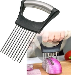 Stainless Steel Onion Holder for Slicing,Onion Slicer Holder,Onion Cutter - Picture 1 of 5