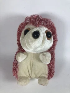 Ideal Toys Direct Plush Hedgehog Porcupine Red White Beige 6” Stuffed Animal Toy - Picture 1 of 11