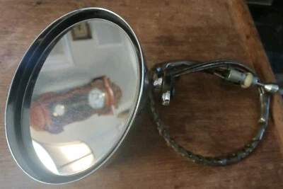 Espejo remoto cromado Oldsmobile Cutlass 442 1970-1972 ORIGINAL con escudo Foto 1 de 4