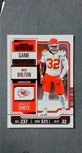 2023 Panini Contenders Red #50 Nick Bolton Chiefs - Picture 1 of 2