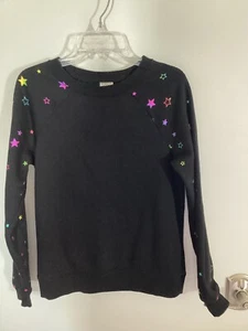 Sudadera Athletic Works Negra con Estrellas Arco Iris Niñas X-Grande (14/16) - Imagen 1 de 3