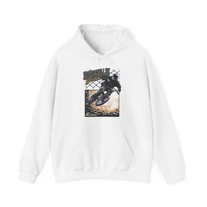 BMX Unisex Hoodie, BMX Hooded Sweatshirt, Urban BMX Clothing, Street Style - Picture 1 of 17