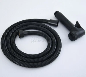 Schwarz Messing Badezimmer Handbrause Brause Kopfbrause + 1,5m Schlauch GHH068 - Bild 1 von 7