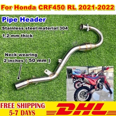 P07 Pipe Header Honda Exhaust Crf Head CRF450 RL 2021-2022 Powerbomb Dominator Foto 1 de 4