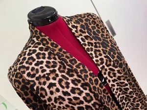 YOEK Mantel Cardigan leicht LEO Schwarz GR 46/48 46 48 L A-Linie CASUBLE TIGER - Bild 1 von 7