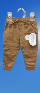 Wonder Nation Baby and Toddler Boy Moto Jogger Pants 12m - Picture 1 of 3