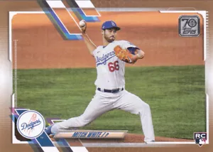 2021 TOPPS..MITCH WHITE..RC..GOLD../2021..# 270..DODGERS..FREE COMBINED SHIPPING - Picture 1 of 1