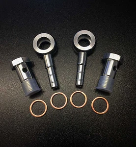 M18 Turbo Turbocharger Water Coolant Banjo Bolt Pipe For Garrett T3 T34 T35  - Picture 1 of 1