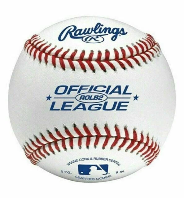 Rawlings ROLB2 Official League 12U Practice Baseball - White
